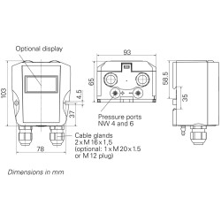 2000.40.002 DIFF. PRESSURE TRANSMITTER -0,5/+1 MB