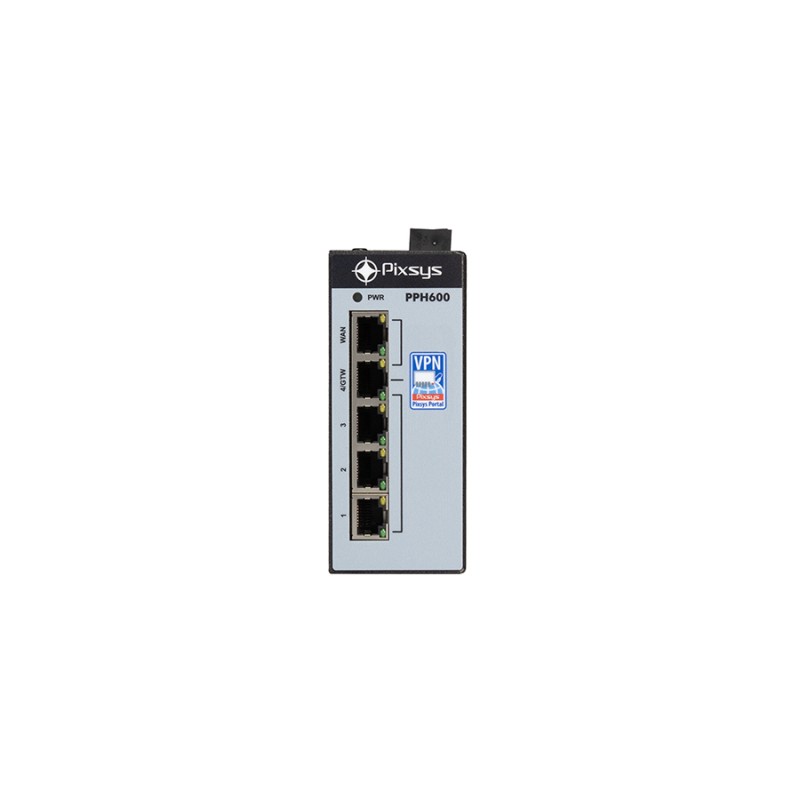 PPH600-30A ETHERNET SWITCH 3 LAN, 1 WAN, 1 PLC PORT